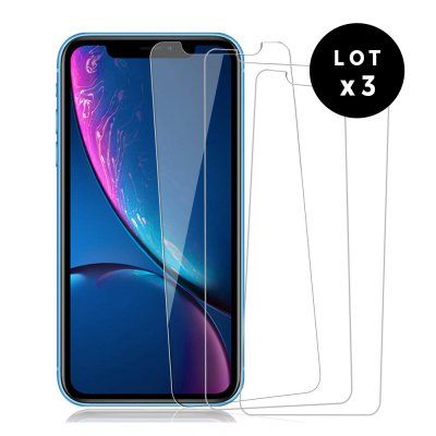 Lot de 3 Vitres iPhone 12 Pro Max Protection écran en Verre trempé transparentes