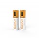 Unplug Rechargeable Battery Serie Aa // Pack 4-cable Double  Micro Usb