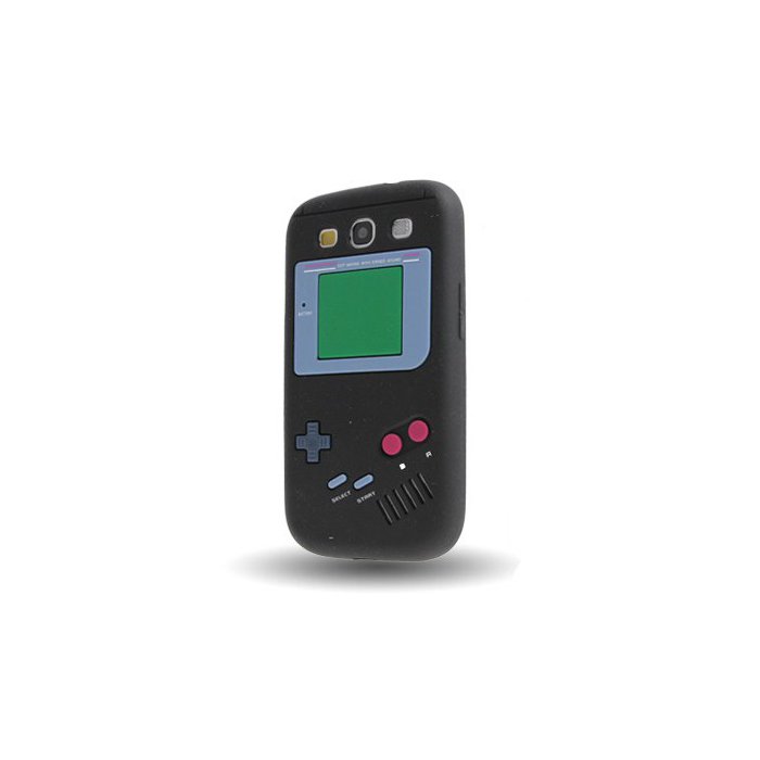 Coque en silicone Game Boy pour Samsung Galaxy S3 - noir, blanc ou
