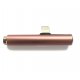 Adaptateur Lightning audio rose gold