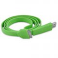Câble data USB Fashion vert pour Apple iPhone - Transfert et chargement