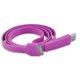 Câble data USB Fashion violet pour Apple iPhone - Transfert et chargement