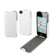 Etui coque snow slim blanc Muvit iPhone 5 protection ecran incluse