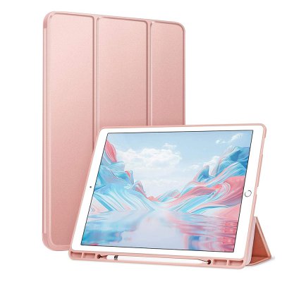 Etui de protection pour iPad Pro 11  A2228-A2068-A2230-A2231-A1980-A2013-A1934-A1979  Rose