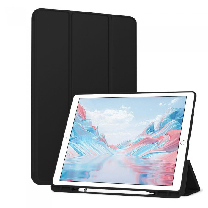 Etui de protection pour iPad 10,2 A2197-A2198-A2200 8eme génération- Noir -  Coquediscount