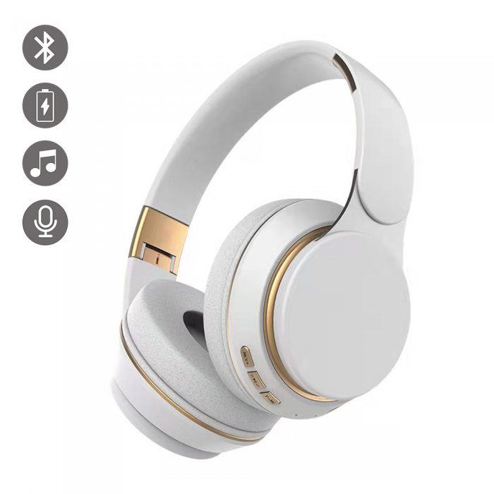 Casque Bluetooth Blanc - Coquediscount