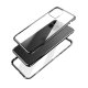 Coque iPhone 12/12 Pro 360 intégrale aimanté noir et transparente