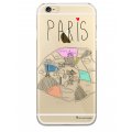 Coque iPhone 6 Plus / 6S Plus rigide transparente Plan de Paris Dessin La Coque Francaise