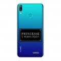 Coque Huawei Y7 2019 360 intégrale transparente Princesse à temps plein Tendance Evetane.