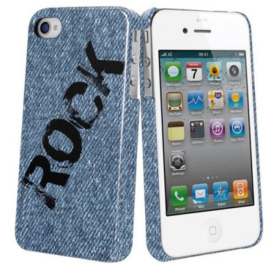 Coque arriere protection Muvit collection Rock 2 pour iphone 4 et 4S