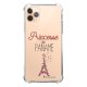 Coque iPhone 11 Pro anti-choc souple angles renforcés transparente Princesse de Paname La Coque Francaise