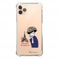 Coque iPhone 11 Pro anti-choc souple angles renforcés transparente Madame à Paris La Coque Francaise