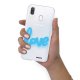 Coque Samsung Galaxy A40 silicone transparente Love Fluo ultra resistant Protection housse Motif Ecriture Tendance Evetane