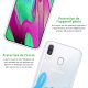 Coque Samsung Galaxy A40 silicone transparente Love Fluo ultra resistant Protection housse Motif Ecriture Tendance Evetane