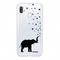 Coque Samsung Galaxy A40 silicone transparente Elephant ultra resistant Protection housse Motif Ecriture Tendance Evetane
