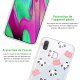 Coque Samsung Galaxy A40 silicone transparente Tête de Panda ultra resistant Protection housse Motif Ecriture Tendance Evetane