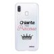 Coque Samsung Galaxy A40 silicone transparente Chiante mais princesse ultra resistant Protection housse Motif Ecriture Tendance Evetane