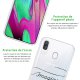 Coque Samsung Galaxy A40 silicone transparente Imagine ultra resistant Protection housse Motif Ecriture Tendance Evetane