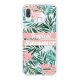 Coque Samsung Galaxy A40 silicone transparente Tropical Summer Pastel ultra resistant Protection housse Motif Ecriture Tendance Evetane