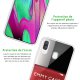 Coque Samsung Galaxy A40 silicone transparente Vernis Rouge ultra resistant Protection housse Motif Ecriture Tendance Evetane