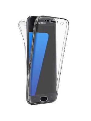 Coque intégrale transparente 360° Ultra Slim en silicone souple pour Samsung Galaxy A7 2016