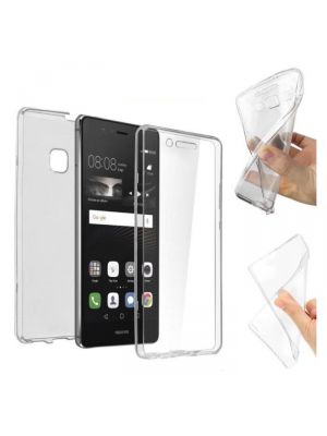 Coque intégrale transparente 360° Ultra Slim en silicone souple pour Huawei P9