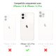 Coque iPhone 12/12 Pro Coque Soft Touch Glossy Gourmande blanc _ Edition rouge Design La Coque Francaise