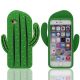 Coque silicone souple Cactus pour iPhone 6/6S