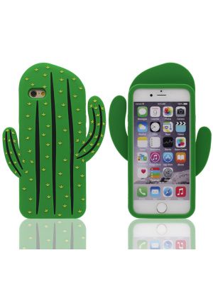 Coque silicone souple Cactus pour iPhone 6/6S