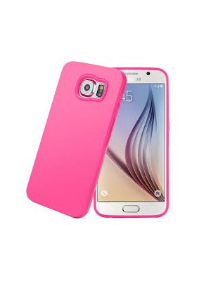 Coque silicone Silhouette rose jelly case pour Salsung Galaxy S6 