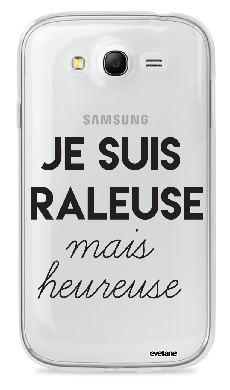Coque Samsung Galaxy Grand Plus rigide transparente Raleuse Mais ...