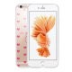 Coque iPhone 6 Plus / 6S Plus silicone transparente Pluie de Bonheur Rose ultra resistant Protection housse Motif Ecriture Tendance La Coque Francaise