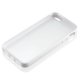 Coque transparente contour silicone blanc Gear4 IceBox Edge pour iPhone 5