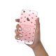 Coque iPhone 5/5S/SE silicone transparente Pluie de Bonheur Rose ultra resistant Protection housse Motif Ecriture Tendance La Coque Francaise