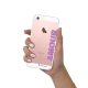 Coque iPhone 5/5S/SE silicone transparente Amour parme et fushia ultra resistant Protection housse Motif Ecriture Tendance La Coque Francaise