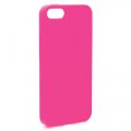 Coque silicone Xqisit Soft Grip rose pour iPhone 5 / 5S