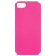 Coque silicone Xqisit Soft Grip rose pour iPhone 5