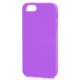 Coque silicone Xqisit Soft Grip violet pour iPhone 5