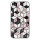 Coque rigide transparent Cubes Géométriques pour iPhone 4 /4S