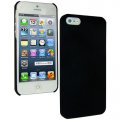 Coque rigide Casy Nzup noir noir toucher gomme pour iPhone 5 / 5S