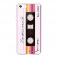 Coque iPhone 5/5S/SE silicone transparente Cassette Vintage Romance ultra resistant Protection housse Motif Ecriture Tendance La Coque Francaise