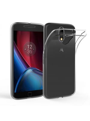 Coque intégrale transparente 360° Ultra Slim en silicone souple pour Lenovo Moto G4