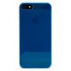 Xqisit iplate Ultra thin bleu iPhone 5