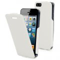 Muvit Etui Clapet Iflip Blanc Apple Iphone 5/5s/se + Film**