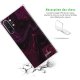 Coque Samsung Galaxy Note 10 Plus anti-choc souple angles renforcés transparente Mercure Bordeaux Evetane