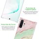 Coque Samsung Galaxy Note 10 Plus anti-choc souple angles renforcés transparente Mercure Pastels Evetane