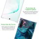 Coque Samsung Galaxy Note 10 Plus anti-choc souple angles renforcés transparente Mercure Bleu Evetane