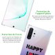 Coque Samsung Galaxy Note 10 Plus anti-choc souple angles renforcés transparente Happy Love Evetane