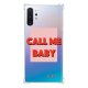 Coque Samsung Galaxy Note 10 Plus anti-choc souple angles renforcés transparente Call me baby Evetane