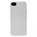 Coque silicone carrés dégradés blanc pour iPhone 5/5S